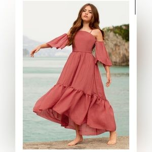 Joyfolie Mia Joy brand Chloe Dress in Wild Rose